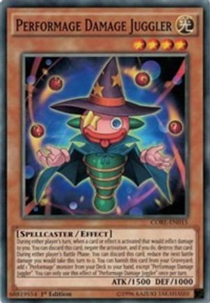 Performage Damage Juggler (CORE-EN015) - Clash of Rebellions 1st Edition - Premium Yugioh Single from Konami - Just $0.25! Shop now at Game Crave Tournament Store