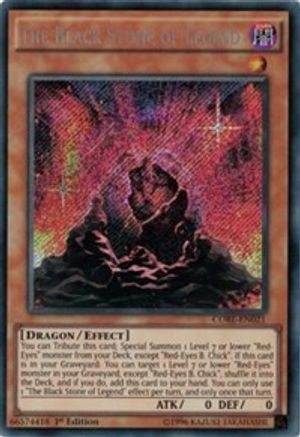 The Black Stone of Legend (CORE-EN021) - Clash of Rebellions 1st Edition - Premium Yugioh Single from Konami - Just $13.45! Shop now at Game Crave Tournament Store