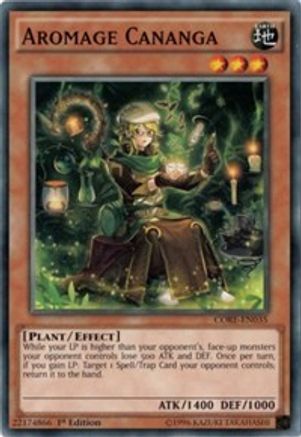 Aromage Cananga (CORE-EN035) - Clash of Rebellions Unlimited - Premium Yugioh Single from Konami - Just $0.27! Shop now at Game Crave Tournament Store