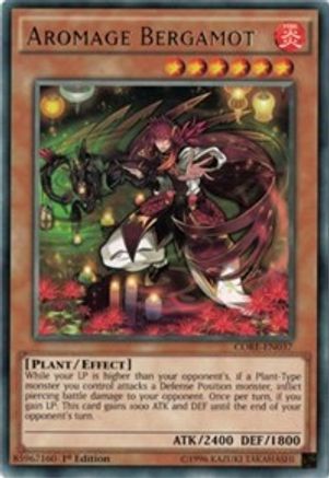 Aromage Bergamot (CORE-EN037) - Clash of Rebellions 1st Edition - Premium Yugioh Single from Konami - Just $0.21! Shop now at Game Crave Tournament Store