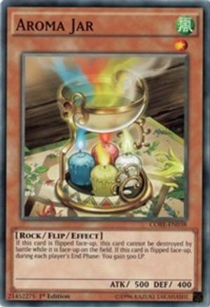 Aroma Jar (CORE-EN038) - Clash of Rebellions 1st Edition - Premium Yugioh Single from Konami - Just $0.38! Shop now at Game Crave Tournament Store