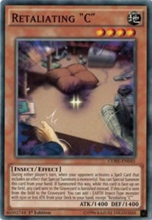 Retaliating "C" (CORE-EN045) - Clash of Rebellions Unlimited - Premium Yugioh Single from Konami - Just $0.25! Shop now at Game Crave Tournament Store