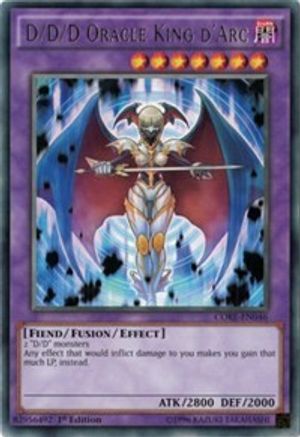 D/D/D Oracle King d'Arc (CORE-EN046) - Clash of Rebellions 1st Edition - Premium Yugioh Single from Konami - Just $0.98! Shop now at Game Crave Tournament Store
