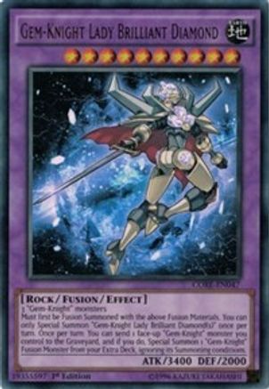 Gem-Knight Lady Brilliant Diamond (CORE-EN047) - Clash of Rebellions 1st Edition - Premium Yugioh Single from Konami - Just $9.86! Shop now at Game Crave Tournament Store