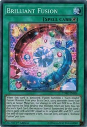 Brilliant Fusion (CORE-EN056) - Clash of Rebellions 1st Edition - Premium Yugioh Single from Konami - Just $0.65! Shop now at Game Crave Tournament Store