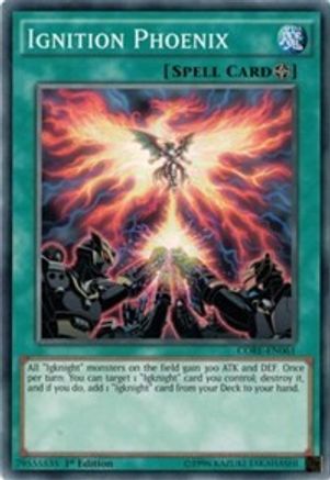 Ignition Phoenix (CORE-EN061) - Clash of Rebellions 1st Edition - Premium Yugioh Single from Konami - Just $0.25! Shop now at Game Crave Tournament Store
