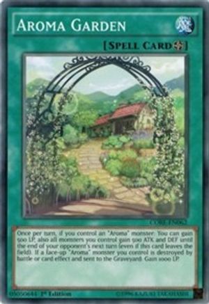 Aroma Garden (CORE-EN062) - Clash of Rebellions Unlimited - Premium Yugioh Single from Konami - Just $0.28! Shop now at Game Crave Tournament Store