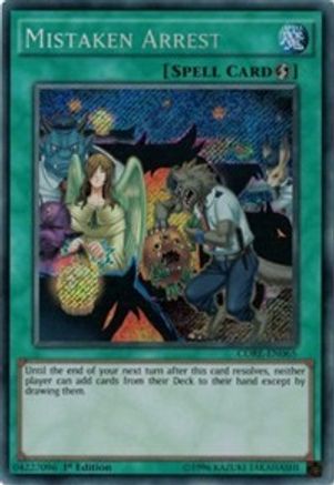 Mistaken Arrest (CORE-EN065) - Clash of Rebellions Unlimited - Premium Yugioh Single from Konami - Just $6.90! Shop now at Game Crave Tournament Store