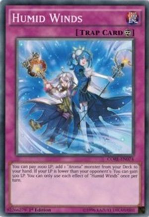 Humid Winds (CORE-EN074) - Clash of Rebellions Unlimited - Premium Yugioh Single from Konami - Just $0.36! Shop now at Game Crave Tournament Store