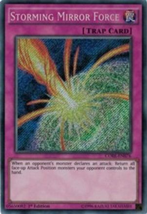 Storming Mirror Force (CORE-EN076) - Clash of Rebellions Unlimited - Premium Yugioh Single from Konami - Just $6.62! Shop now at Game Crave Tournament Store