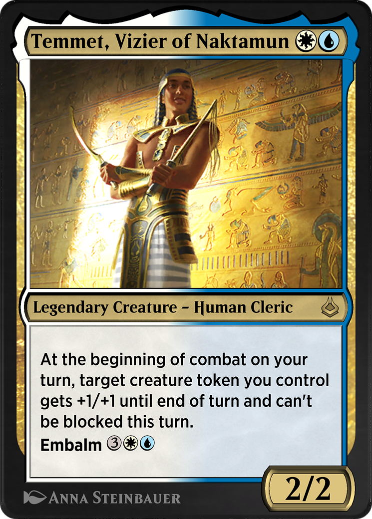 Temmet, Vizier of Naktamun (AKR-266) - Amonkhet Remastered - Premium MTG Single from Wizards of the Coast - Just $0! Shop now at Game Crave Tournament Store