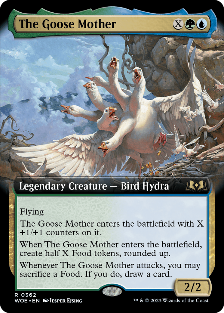 The Goose Mother (WOE-362) - Wilds of Eldraine: (Extended Art) - Premium MTG Single from Wizards of the Coast - Just $3.10! Shop now at Game Crave Tournament Store