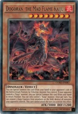 Dogoran, the Mad Flame Kaiju (CORE-EN087) - Clash of Rebellions Unlimited - Premium Yugioh Single from Konami - Just $0.26! Shop now at Game Crave Tournament Store