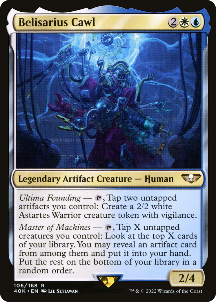 Belisarius Cawl (40K-106) - Warhammer 40,000 Commander - Premium MTG Single from Wizards of the Coast - Just $0.25! Shop now at Game Crave Tournament Store