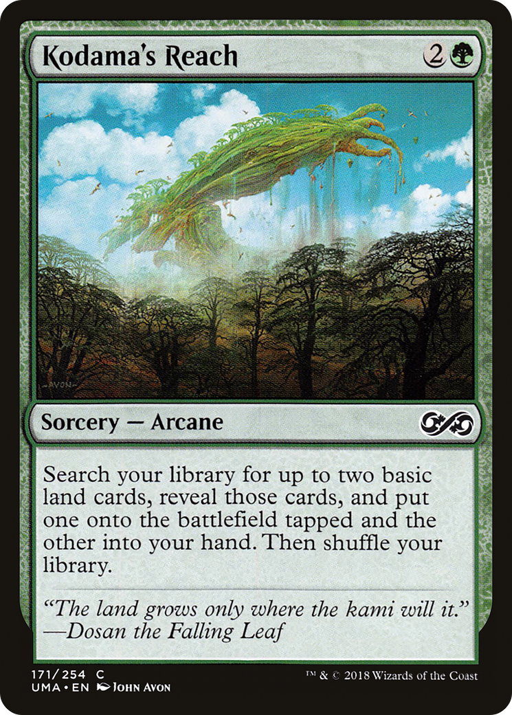 Kodama's Reach (UMA-171) - Ultimate Masters - Premium MTG Single from Wizards of the Coast - Just $1.32! Shop now at Game Crave Tournament Store