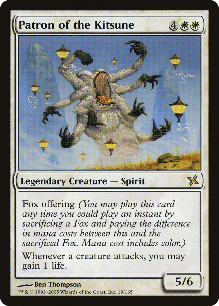 Patron of the Kitsune (BOK-019) - Betrayers of Kamigawa - Premium MTG Single from Wizards of the Coast - Just $1.58! Shop now at Game Crave Tournament Store