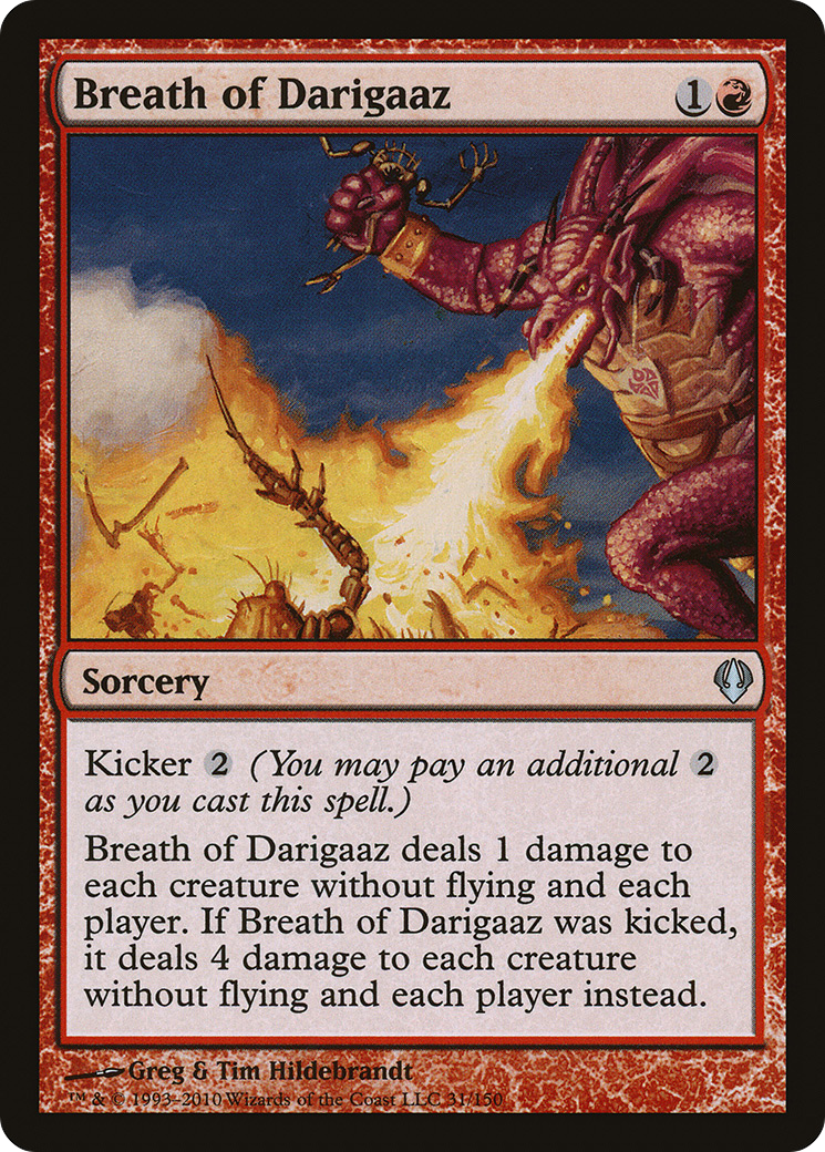 Breath of Darigaaz (ARC-031) - Archenemy - Premium MTG Single from Wizards of the Coast - Just $0.48! Shop now at Game Crave Tournament Store
