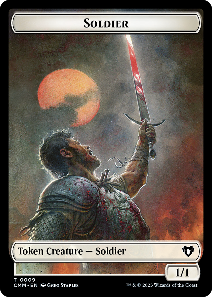Soldier (TCMM-009) - Commander Masters Tokens Foil - Premium MTG Single from Wizards of the Coast - Just $0! Shop now at Game Crave Tournament Store
