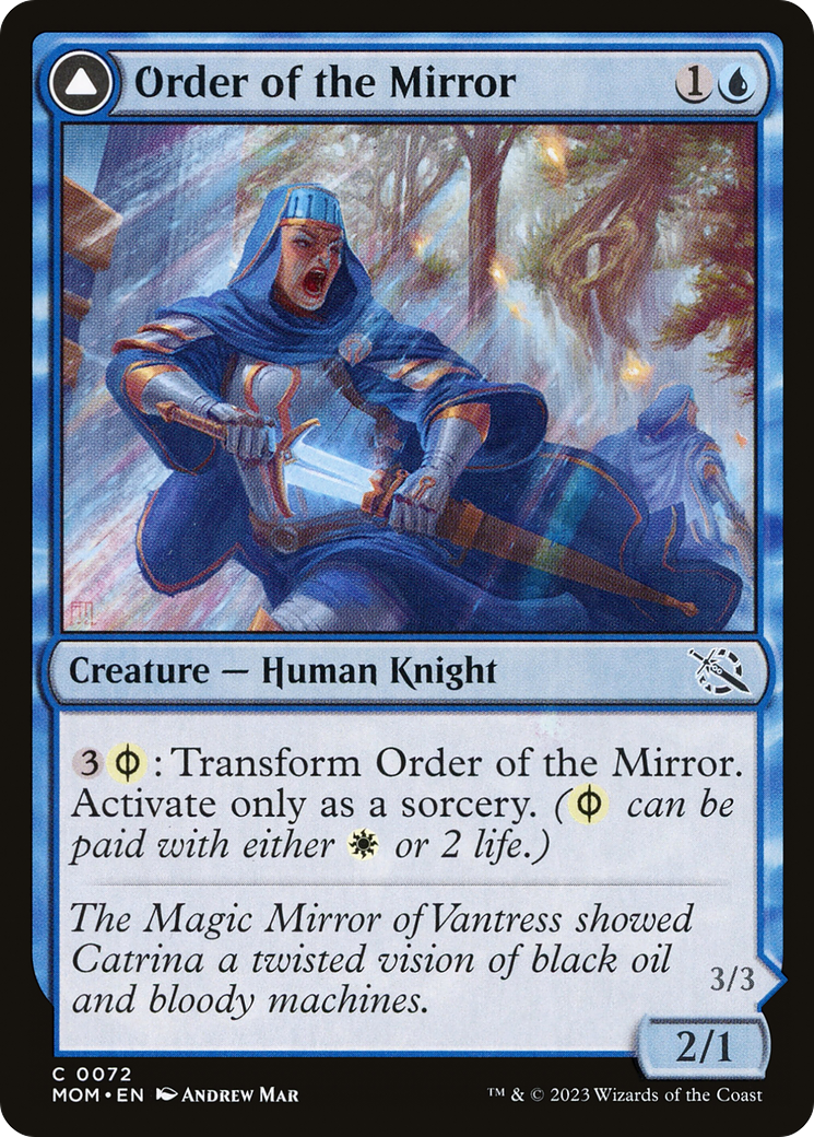 Order of the Mirror // Order of the Alabaster Host (MOM-072) - March of the Machine - Premium MTG Single from Wizards of the Coast - Just $0.08! Shop now at Game Crave Tournament Store