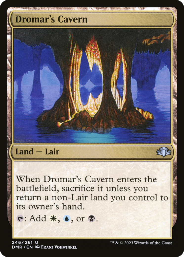 Dromar's Cavern (DMR-246) - Dominaria Remastered Foil - Premium MTG Single from Wizards of the Coast - Just $0.10! Shop now at Game Crave Tournament Store