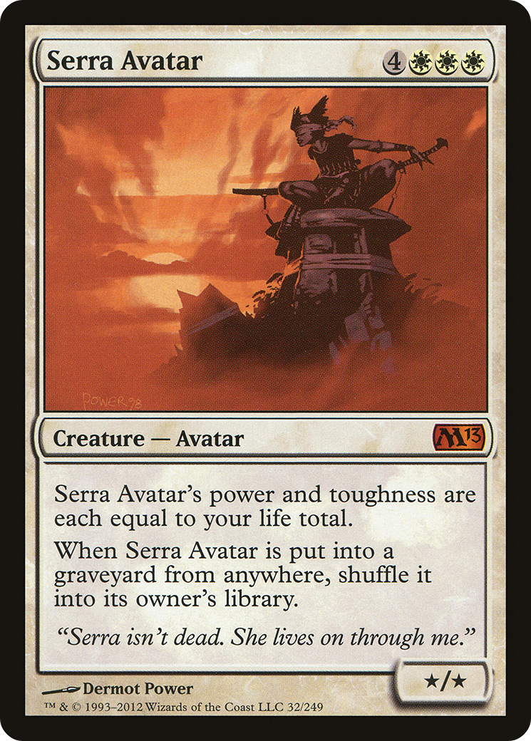 Serra Avatar (M13-032) - Magic 2013 - Premium MTG Single from Wizards of the Coast - Just $0.09! Shop now at Game Crave Tournament Store