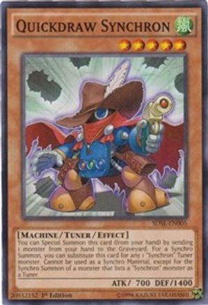 Quickdraw Synchron (SDSE-EN005) - Structure Deck: Synchron Extreme 1st Edition - Premium Yugioh Single from Konami - Just $0.25! Shop now at Game Crave Tournament Store