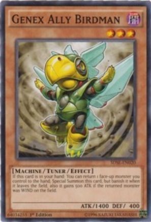 Genex Ally Birdman (SDSE-EN020) - Structure Deck: Synchron Extreme 1st Edition - Premium Yugioh Single from Konami - Just $0.25! Shop now at Game Crave Tournament Store