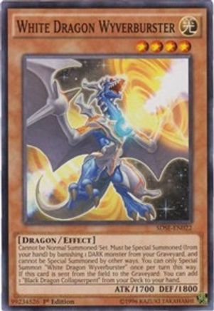 White Dragon Wyverburster (SDSE-EN022) - Structure Deck: Synchron Extreme 1st Edition - Premium Yugioh Single from Konami - Just $0.25! Shop now at Game Crave Tournament Store