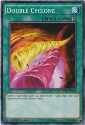 Double Cyclone (SDSE-EN033) - Structure Deck: Synchron Extreme 1st Edition - Premium Yugioh Single from Konami - Just $0.24! Shop now at Game Crave Tournament Store