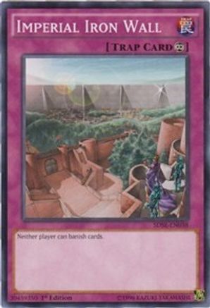 Imperial Iron Wall (SDSE-EN038) - Structure Deck: Synchron Extreme 1st Edition - Premium Yugioh Single from Konami - Just $0.30! Shop now at Game Crave Tournament Store