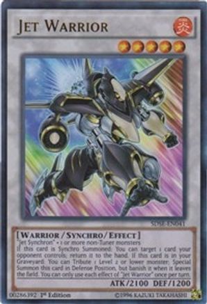 Jet Warrior (SDSE-EN041) - Structure Deck: Synchron Extreme 1st Edition - Premium Yugioh Single from Konami - Just $0.40! Shop now at Game Crave Tournament Store
