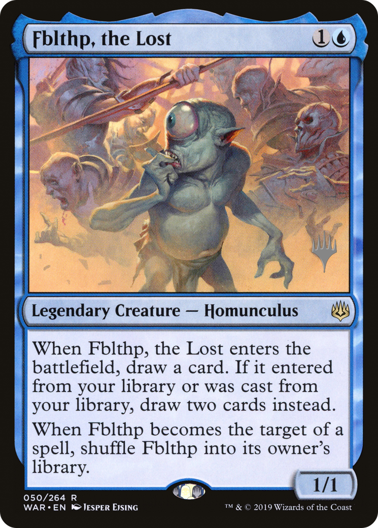 Fblthp, the Lost (PWAR-50P) - War of the Spark Promos - Premium MTG Single from Wizards of the Coast - Just $0.08! Shop now at Game Crave Tournament Store