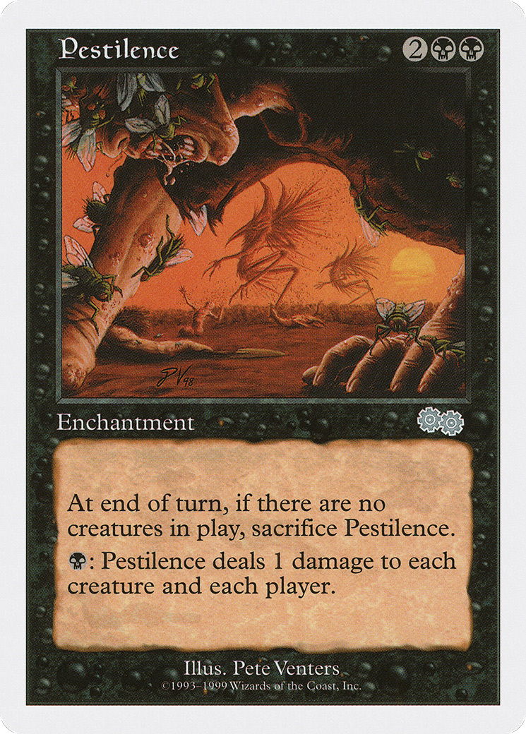 Pestilence (BRB-049) - Battle Royale Box Set - Premium MTG Single from Wizards of the Coast - Just $0.21! Shop now at Game Crave Tournament Store
