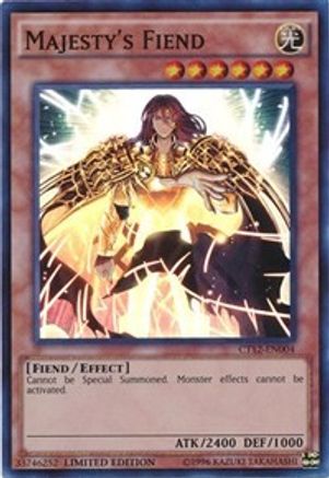 Majesty's Fiend (CT12-EN004) - 2015 Mega-Tins Limited - Premium Yugioh Single from Konami - Just $0.08! Shop now at Game Crave Tournament Store