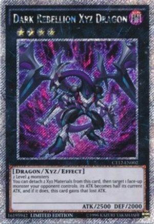 Dark Rebellion Xyz Dragon (CT12-EN002) - 2015 Mega-Tins Limited - Premium Yugioh Single from Konami - Just $1.03! Shop now at Game Crave Tournament Store