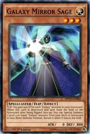 Galaxy Mirror Sage (MP15-EN002) - 2015 Mega-Tins Mega Pack 1st Edition - Premium Yugioh Single from Konami - Just $0.26! Shop now at Game Crave Tournament Store