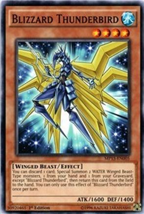 Blizzard Thunderbird (MP15-EN005) - 2015 Mega-Tins Mega Pack 1st Edition - Premium Yugioh Single from Konami - Just $0.25! Shop now at Game Crave Tournament Store