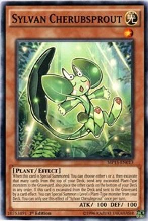 Sylvan Cherubsprout (MP15-EN013) - 2015 Mega-Tins Mega Pack 1st Edition - Premium Yugioh Single from Konami - Just $0.25! Shop now at Game Crave Tournament Store