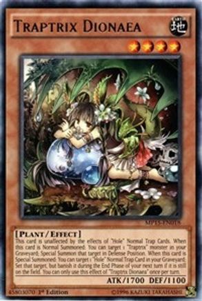 Traptrix Dionaea (MP15-EN018) - 2015 Mega-Tins Mega Pack 1st Edition - Premium Yugioh Single from Konami - Just $0.32! Shop now at Game Crave Tournament Store