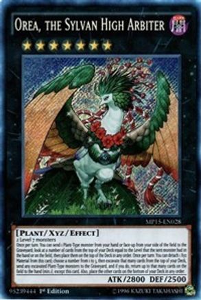 Orea, the Sylvan High Arbiter (MP15-EN028) - 2015 Mega-Tins Mega Pack 1st Edition - Premium Yugioh Single from Konami - Just $0.57! Shop now at Game Crave Tournament Store