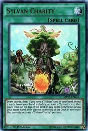 Sylvan Charity (MP15-EN036) - 2015 Mega-Tins Mega Pack 1st Edition - Premium Yugioh Single from Konami - Just $0.60! Shop now at Game Crave Tournament Store