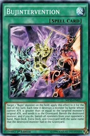 Bujintervention (MP15-EN037) - 2015 Mega-Tins Mega Pack 1st Edition - Premium Yugioh Single from Konami - Just $0.25! Shop now at Game Crave Tournament Store