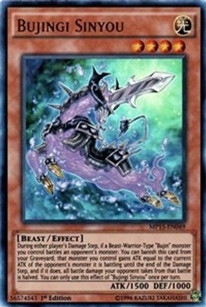 Bujingi Sinyou (MP15-EN049) - 2015 Mega-Tins Mega Pack 1st Edition - Premium Yugioh Single from Konami - Just $0.42! Shop now at Game Crave Tournament Store