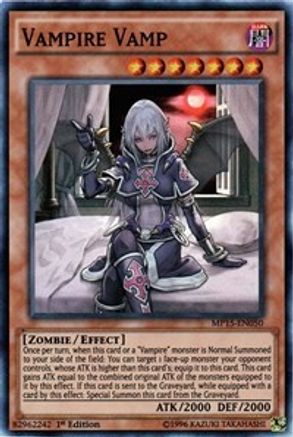 Vampire Vamp (MP15-EN050) - 2015 Mega-Tins Mega Pack 1st Edition - Premium Yugioh Single from Konami - Just $0.46! Shop now at Game Crave Tournament Store