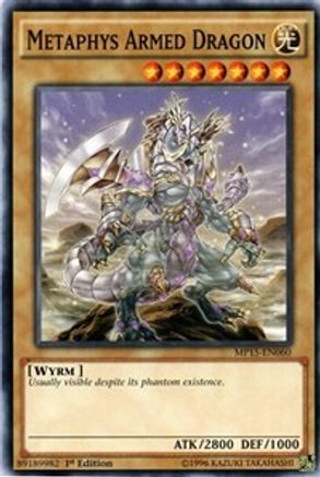 Metaphys Armed Dragon (MP15-EN060) - 2015 Mega-Tins Mega Pack 1st Edition - Premium Yugioh Single from Konami - Just $0.25! Shop now at Game Crave Tournament Store