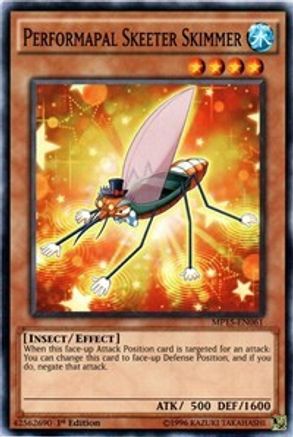 Performapal Skeeter Skimmer (MP15-EN061) - 2015 Mega-Tins Mega Pack 1st Edition - Premium Yugioh Single from Konami - Just $0.25! Shop now at Game Crave Tournament Store