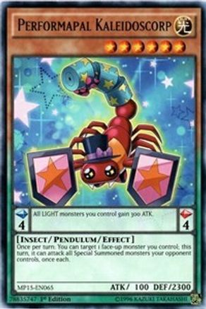 Performapal Kaleidoscorp (MP15-EN065) - 2015 Mega-Tins Mega Pack 1st Edition - Premium Yugioh Single from Konami - Just $0.25! Shop now at Game Crave Tournament Store