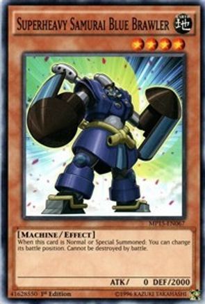 Superheavy Samurai Blue Brawler (MP15-EN067) - 2015 Mega-Tins Mega Pack 1st Edition - Premium Yugioh Single from Konami - Just $0.26! Shop now at Game Crave Tournament Store