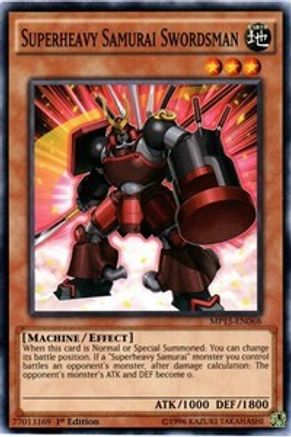 Superheavy Samurai Swordsman (MP15-EN068) - 2015 Mega-Tins Mega Pack 1st Edition - Premium Yugioh Single from Konami - Just $0.25! Shop now at Game Crave Tournament Store