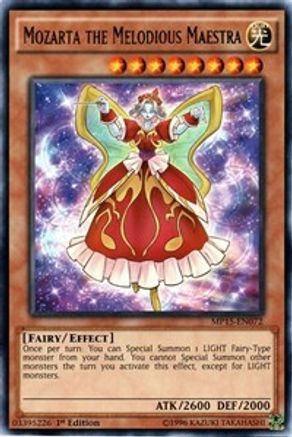 Mozarta the Melodious Maestra (MP15-EN072) - 2015 Mega-Tins Mega Pack 1st Edition - Premium Yugioh Single from Konami - Just $0.60! Shop now at Game Crave Tournament Store